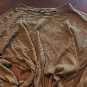 Rae Mode open shoulder top in olive green size 1XL